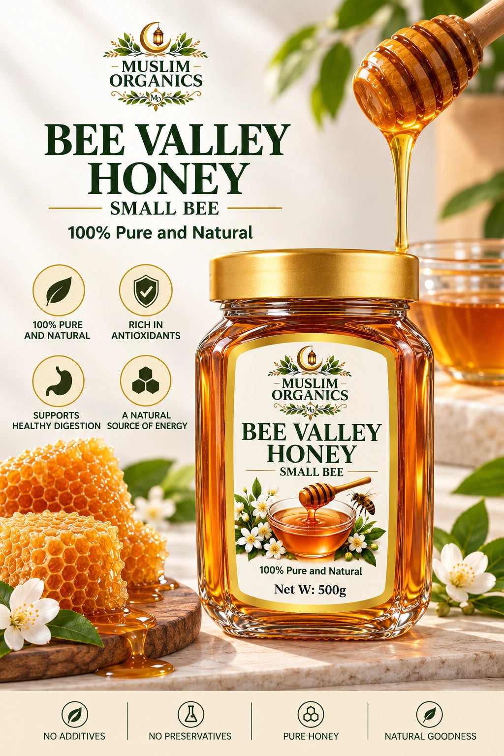 Bee valley Sidr Honey(Small bee) 500g